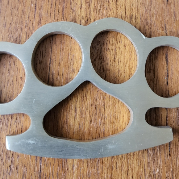 Belt Buckle Knuckles Solid Brass, Handmade - Picture 4 of 4